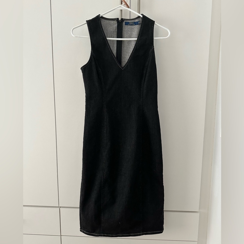 Polo Ralph Lauren denim Black Sleeveless Dress